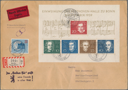 Bundesrepublik Deutschland: 1959/1964, Beethoven-Block Und Widerstandskämpfer-Block, Außergewöhnlich - Sammlungen