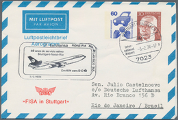 Bundesrepublik - Ganzsachen: 1972 - 1989, Sammlung Von Ca. 387 Privatganzsachen, Fast Ausschließlich - Other & Unclassified