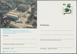 Bundesrepublik - Ganzsachen: 1975/88 Ca. 1.740 Bildpostkarten, Davon Ca. 500 Ungebraucht, Sehr Große - Autres & Non Classés