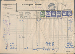Bundesrepublik - Besonderheiten: 1962/1976, Konvolut Mit 18 Frankierten Überweisungslisten (Zustelli - Sonstige & Ohne Zuordnung