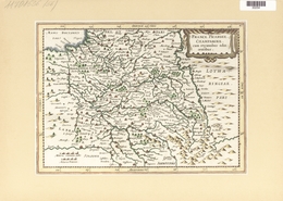 Landkarten Und Stiche: 1580/1820 (ca). Bestand Von über 130 Alten Landkarten, Meist Colorierte Stich - Geografía