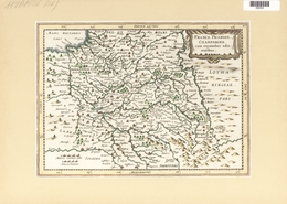 Landkarten Und Stiche: 1580/1820 (ca). Bestand Von über 130 Alten Landkarten, Meist Colorierte Stich - Geografia