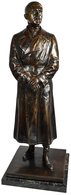 Varia (im Briefmarkenkatalog): Adolf Hitler, WWII German Large Bronze Statue Adolf Hitler Signed Kur - Other & Unclassified