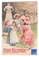 Rare Livret Illustré Chocolat Van Houten Petite Réception Jouet Jeu Poupée Fille Robe Victorien Edwardian Chaud Lait B1 - Van Houten