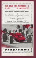 041019 - SPORT AUTOMOBILE - PROGRAMME GRAND PRIX AUTOMOBILE F2 ALBI 1971 XXIXe - Automobilismo - F1