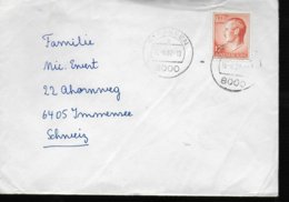LUXEMBOURG    Lettre  1982  Grand Duc Jean - Máquinas Franqueo (EMA)