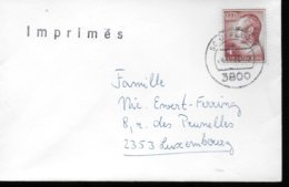 LUXEMBOURG    Lettre 1982  Grand Duc Jean - Franking Machines (EMA)