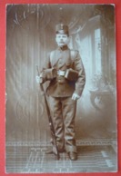 NETHERLANDS SOLDIER IN UNIFORM -  M. KRAMER PHOTOGRAAF ARNHEM - Uniformi