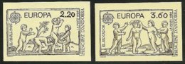 ANDORRA FRANCESA// FRENCH ANDORRA// FRANÇAIS ANDORRA - EUROPA 1989 - SERIE  2 V.-  SIN DENTAR  LUJO (IMPERFORATED) - 1989