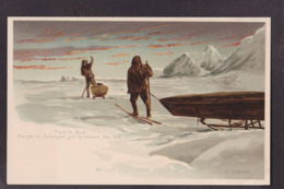 CPA Polaire Polar Pole Expédition Non Circulé Litho Nansen Par Goldfeld 1898 - Autres & Non Classés