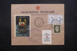 FRANCE - Vignettes Croix Rouge Sur Enveloppe Du 2ème Congrès De Toulouse En 1949 - L 42835 - Covers & Documents