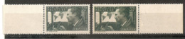 VARIETE  N 337 ** 1 TB VERT JAUNE AU LEU DE VERT GRIS FONCE  -S AGIT IL DU FAMEUX 337 A - A TRES FORTE COTATION - Unused Stamps