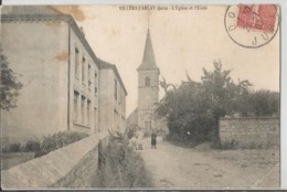 CPA - 39 - Jura - Villers Farlay - église Et école - Villers Farlay