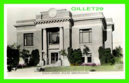 REGINA, SASKATCHEWAN - PUBLIC LIBRARY -THE GOWEN SUTTON CO - REAL-PHOTO - - Regina