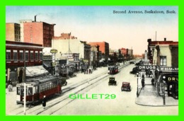 SASKATOON, SASKATCHEWAN - SECOND AVENUE IN WINTER - TRAVEL -  NOVELTY MFG & ART CO LTD - - Saskatoon