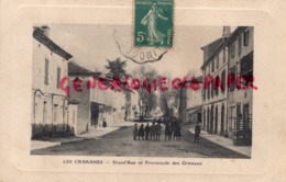 09 -LES CABANNES - GRAND ' RUE ET PROMENADE DES ORMEAUX - ARIEGE - Sonstige & Ohne Zuordnung