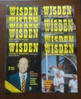 10 WISDEN CRICKET MONTHLY MAGAZINE DECEMBER 1980's LOOK !! - 1950-Heden