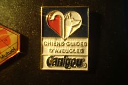 Pin's Chiens Guides D'Aveugles Canigou - Banques