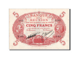 Billet, Réunion, 5 Francs, 1938, KM:14, SUP - Reunion