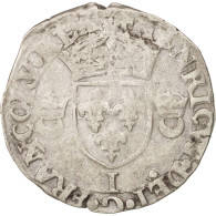 Monnaie, France, Douzain Aux Croissants, 1550, Limoges, TB+, Billon - 1547-1559 Henri II