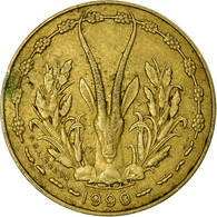 Monnaie, West African States, 5 Francs, 1990, Paris, TTB - Côte-d'Ivoire