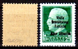 Italia-A-0772 - Emissioni Locali: BASE ATLANTICA 1943 (++) MNH - Senza Difetti Occulti. - Mint/hinged