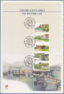 South Africa RSA - 1998 - Tourism Explore Western Cape Airmail Postcard Rate Folder/Card 6.81 - Autruches