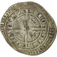 Monnaie, France, Jean II Le Bon, Gros Blanc Aux Fleurs De Lis, TB+, Argent - 1350-1364 Jean II Le Bon