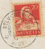 SCHWEIZ GRIMSEL- U FURKASTRASSE 1928 Gel S/w RP AK "Rhonegletscher. Grimsel- Und Furkastrasse." (Wehrliverlag, Kilchberg - Postmark Collection