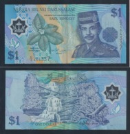 1996 Negara Brunei Darussalam ONE DOLLAR $1 Banknote Currency Money (#146B) C/2-464337 - Brunei