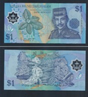 1996 Negara Brunei Darussalam ONE DOLLAR $1 Banknote Currency Money (#146D) C/5-555877 AU Nice Number - Brunei