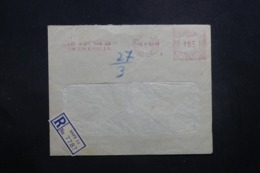ISRAËL - Affranchissement Mécanique De Haïfa Sur Enveloppe En Recommandé En 1953 - L 42939 - Briefe U. Dokumente