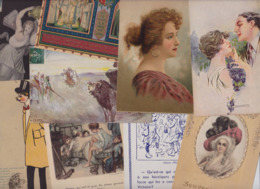 Lot 2190 De 10 CPA Illustrateurs Divers Dont Femmes Déstockage Pour Revendeurs Ou Collectionneurs - 5 - 99 Postales