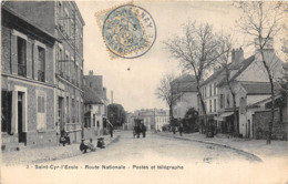 78-SAINT-CYR-L'ECOLE- ROUTE NATIONALE , POSTES ET TELEGRAPHE - St. Cyr L'Ecole