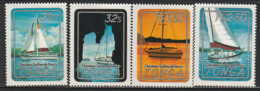 TONGA - N°551/4 **  (1983) Tourime : Bateaux à Voile - Tonga (1970-...)