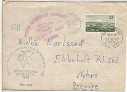 NORUEGA 1958 ALESUND SVALBARD IGY AÑO GEOFISICO INTERNACIONAL SWEDISH FINNISH SWISS EXPEDITION TO NORTH EAST LAND - International Geophysical Year