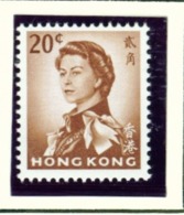 HONG KONG  -  1962-71 Definitives 20c Unmounted/Never Hinged Mint - Nuovi