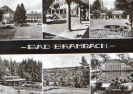 Germany - Postcard Used Written 1977 - Bad Brambach - Images From The City  -2/scans - Bad Brambach