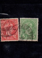 Luxemburg Used 10-5 Cent. 1890\1900 - 1895 Adolphe Profil
