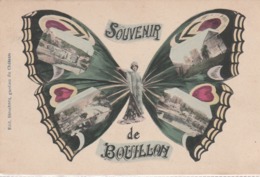 Art Nouveau.  Souvenir De Bouillon.  Scan - Bouillon