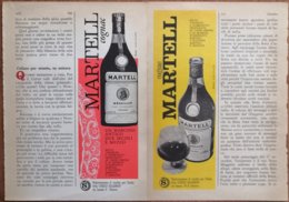 1963  - Cognac MARTELL -  2 Pag. Pubblicità  Cm. 13x18 - Licor Espirituoso