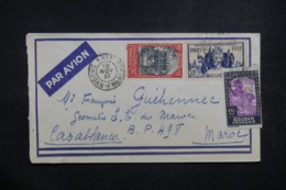 SOUDAN - Enveloppe De Kayes Par 1er Voyage D'essai Bamako / France Avec Escales En 1937 - L 43016 - Brieven En Documenten