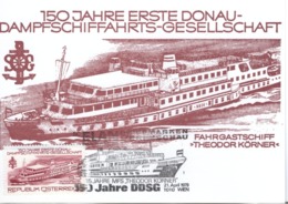 MC - 150 Jahre DDSG  ÖS 1,50  Theodor Körner 1979 Ersttag - FDC