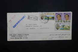 LIBAN - Enveloppe De Beyrouth En Recommandé Pour La Belgique En 1982  , Affranchissement Plaisant - L 43024 - Lebanon