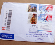 POLONIA  2019,  REGISTERED COVER USED - Covers & Documents