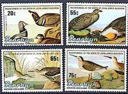 PENRHYN, Audubon,birds,vogels,vögel,oiseaux,pajaros,uccelli,aves, Yvert N°306/09 MNH, ** - Otros & Sin Clasificación