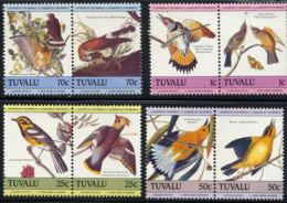 TUVALU Audubon,birds,vogels,vögel,oiseaux,pajaros,uccelli,aves, Yvert N°291/98 MNH, ** - Andere & Zonder Classificatie