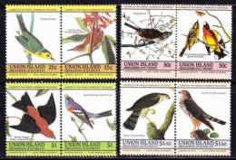 ST VINCENT GRENADINES Union Island. Audubon,birds,vogels,vögel,oiseaux,pajaros,uccelli,aves, SERIE CompleteMNH, ** - Autres & Non Classés