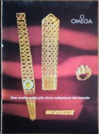 1964 - Orologi OMEGA (listino Con Prezzi Di 8 Pag. Fronte/retro) - Inserto Pubblicitario Cm. 13x18 - Relojes De Lujo