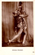 DANSE - SEXY / PIN-UP - DANCER : WANDA WEINER - CARTE VRAIE PHOTO / REAL PHOTO ~ 1920 - '30 - MANUEL FRÈRES (ad079) - Baile